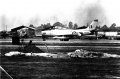 No 77 Squadron Association Ubon photo gallery - 1967/Ubon/Sabre taxying through F4 revetments  (C. Mirow)